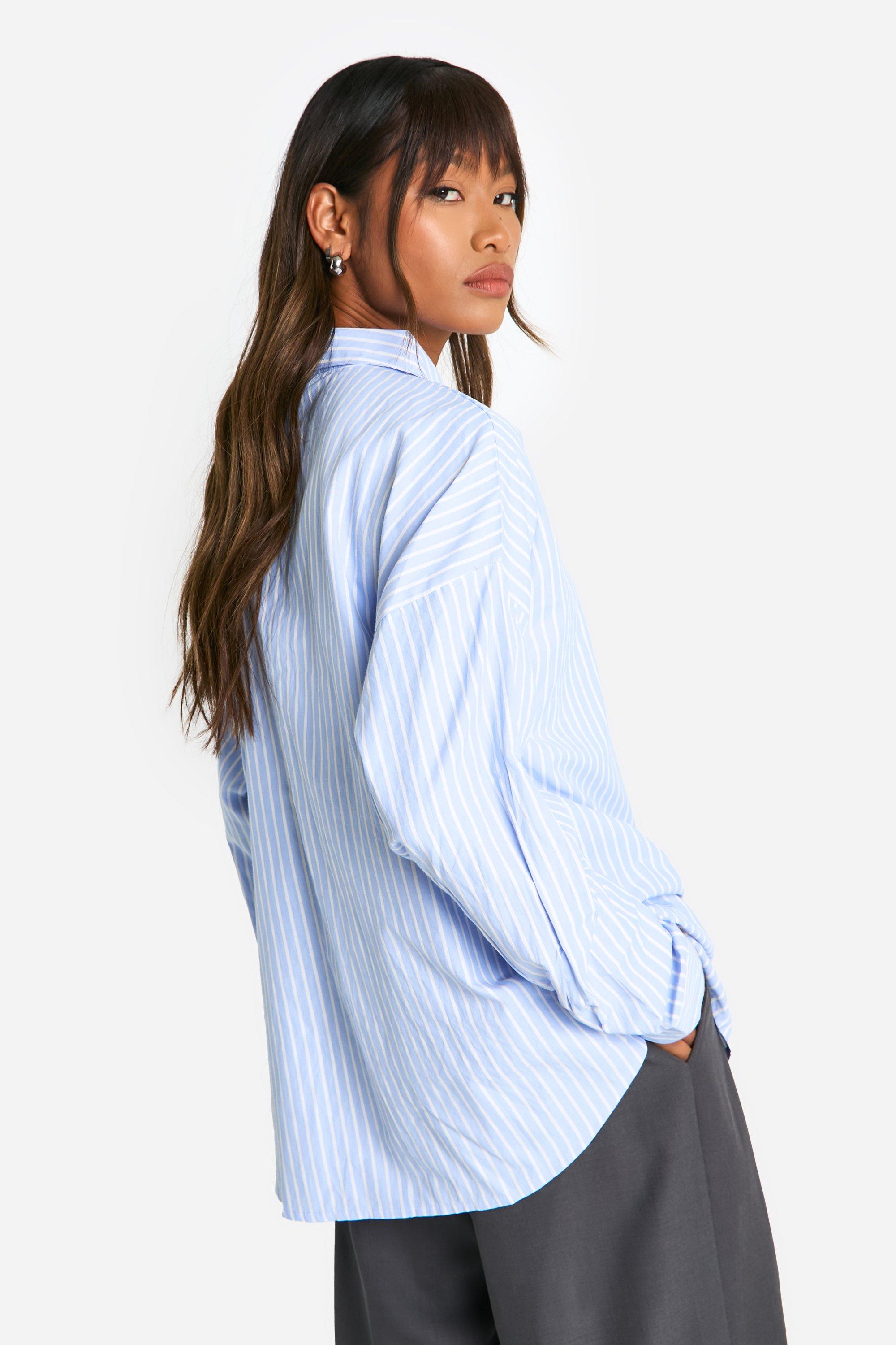 Chemise oversize femme bleu hotsell